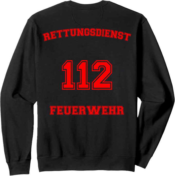Rettungsdienst Feuerwehr Mann Geschenk Arbeitskleidung Sweatshirt
