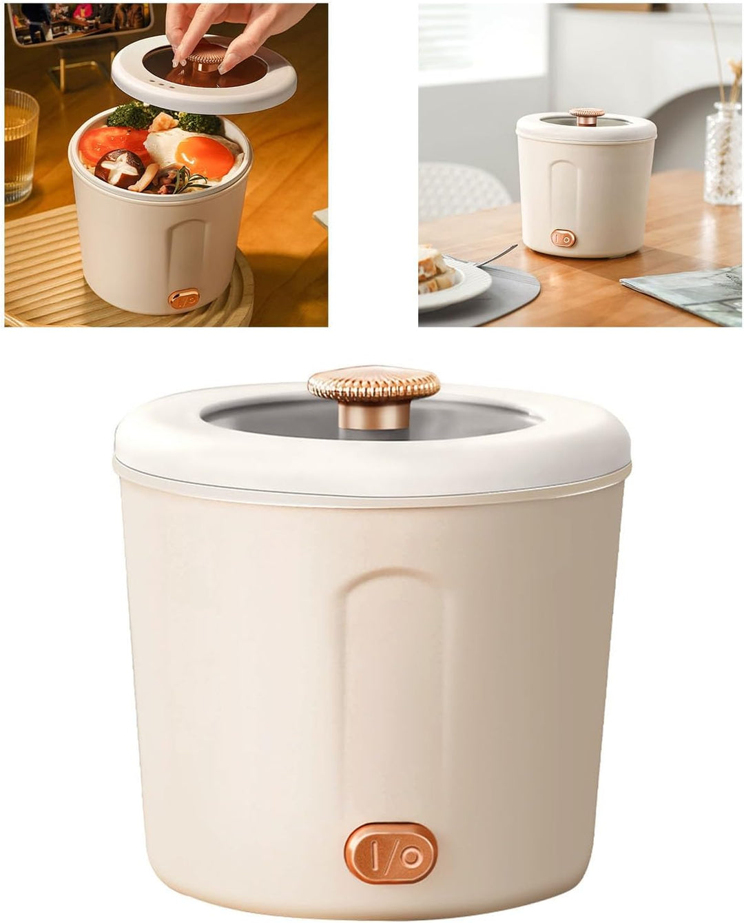 Kompakter und Vielseitiger Elektrischer Mini-Hot Pot, Ideal für Schlafsäle, Reisen und Multifunktion