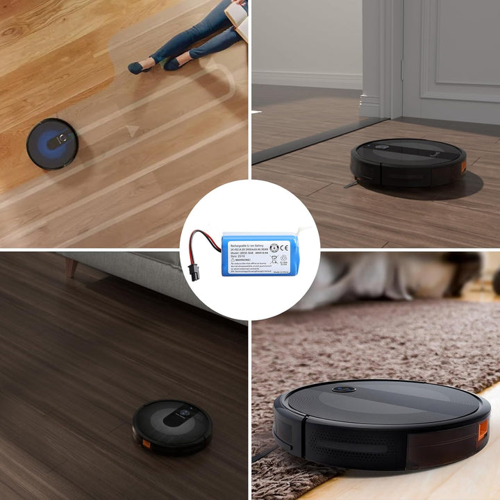 3400mAh ErsatzAkku Kompatibel mit Kyvol Cybovac L20 E20 E30 E31 Coredy R750 G800 G850 Robot Vacuum C