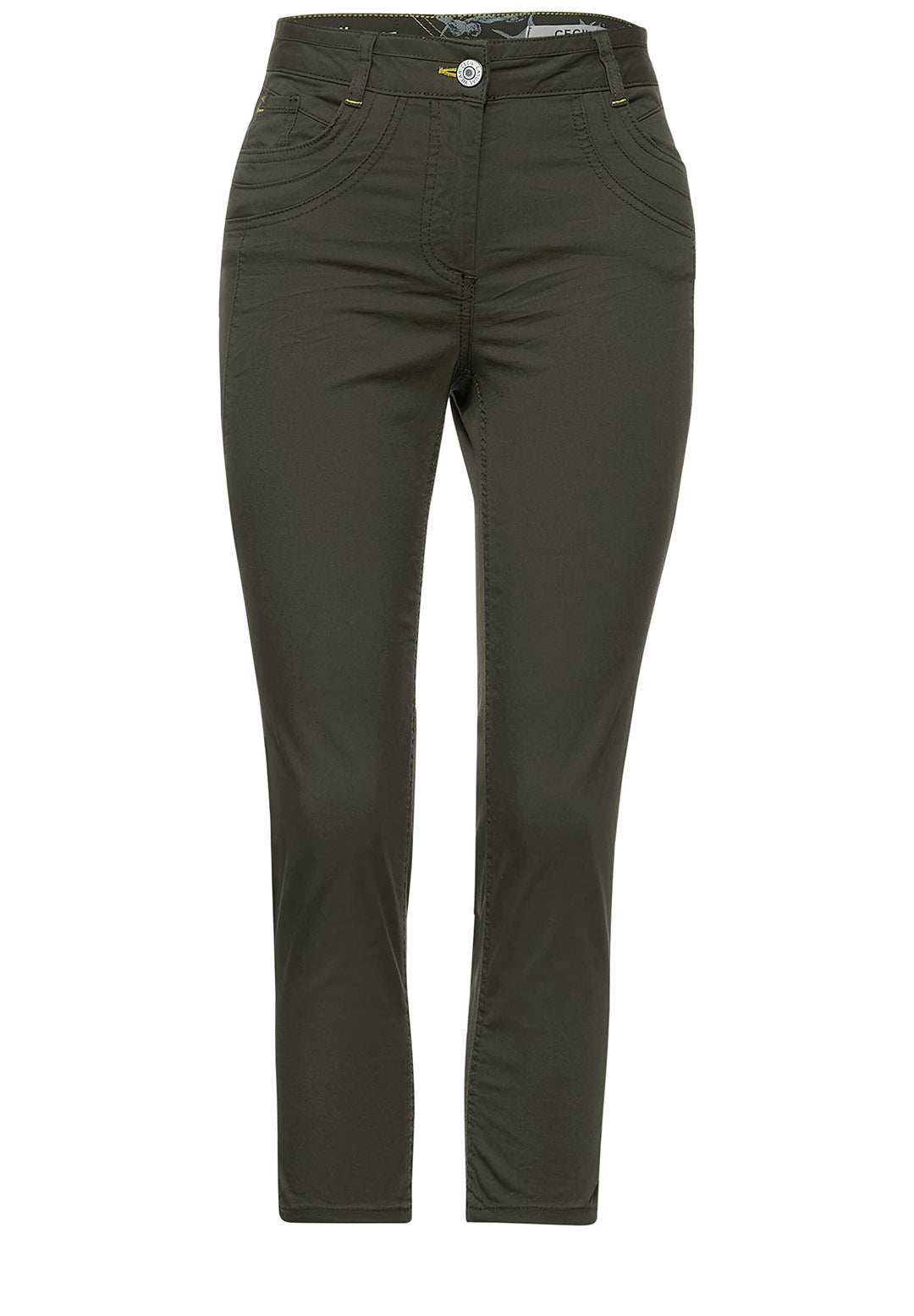 Cecil Damen Vicky Hose 27W / 24L Utility Olive, 27W / 24L Utility Olive