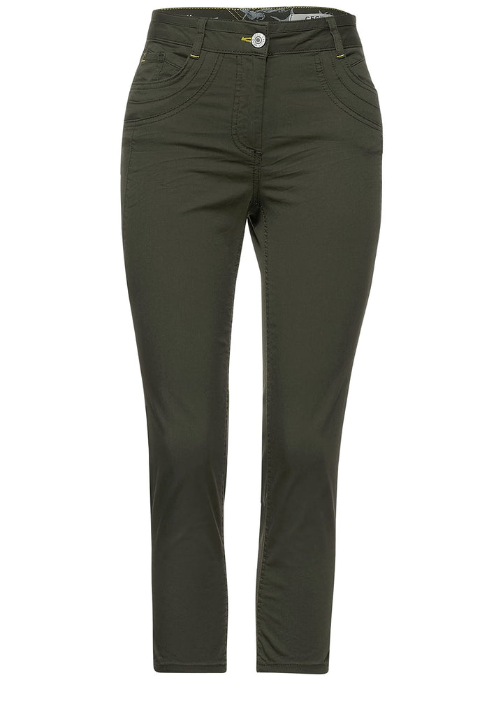 Cecil Damen Vicky Hose 27W / 24L Utility Olive, 27W / 24L Utility Olive