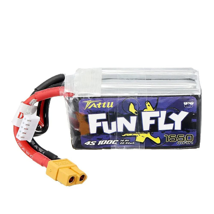 Li-Polymer-Akku 1550mAh 14.8V Burst 200C 4S XT60-Stecker für Modellbau, Drohne, Multicopter, Quadroc