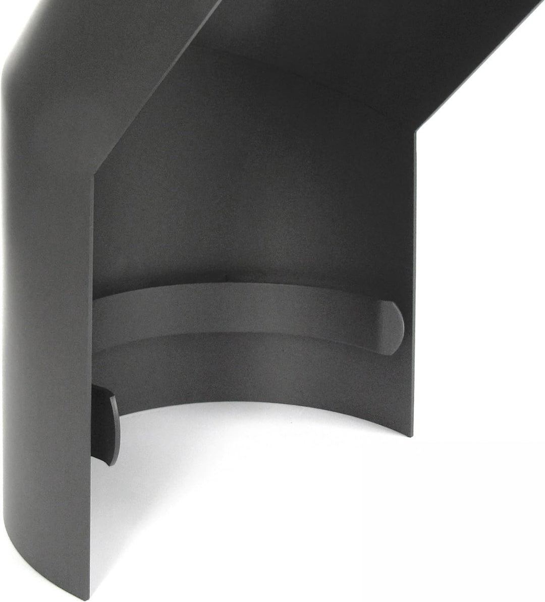 raik SH095-120-gg Raik Rauchrohrbogen/Ofenrohr 120mm - Thermoschild 90° gussgrau