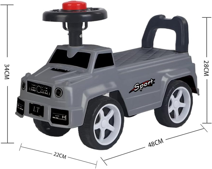 Rutschauto für Kinder, Tragespielzeug zum Schieben, Lauflernhilfe für Kinder, Buggy – Little Auto –