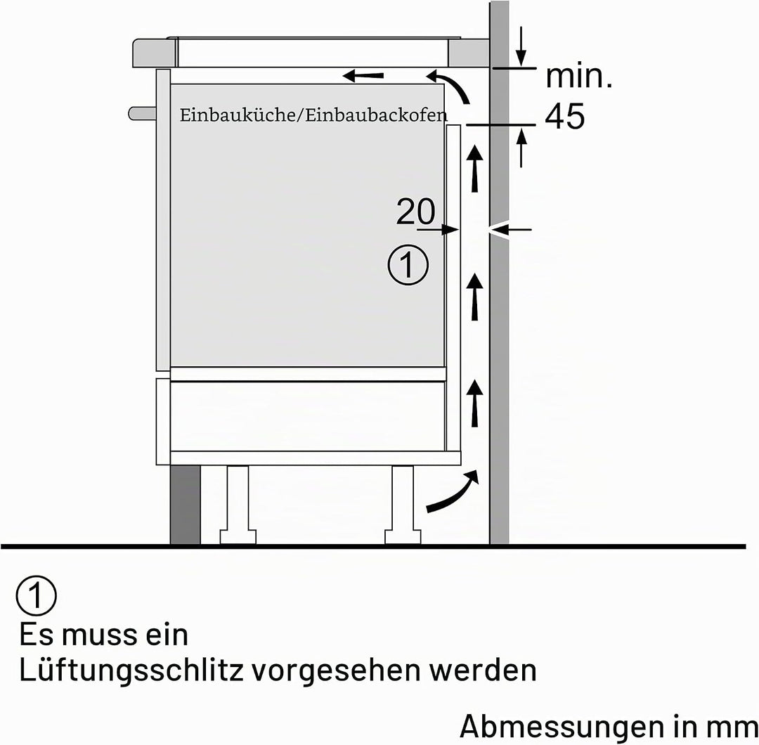 Bosch Elettrodomestici PUE611BB5J Serie 4 Induktionskochfeld, ohne Profile, Schwarz, 52,2 x 59,2 x 5