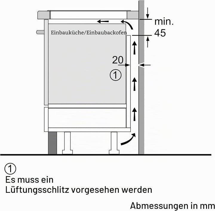 Bosch Elettrodomestici PUE611BB5J Serie 4 Induktionskochfeld, ohne Profile, Schwarz, 52,2 x 59,2 x 5