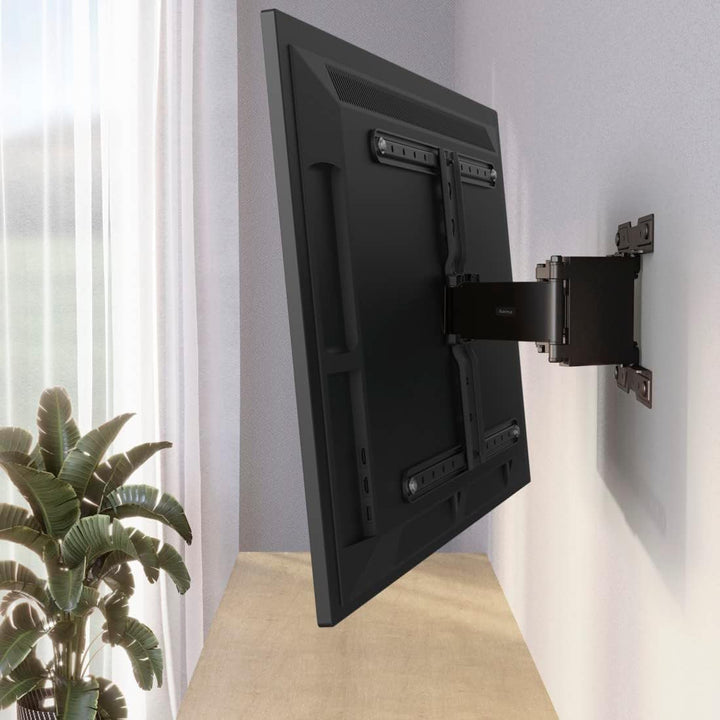 Hama Ultra-Slim TV Wandhalterung für 37"–90" (ultraflache TV-Halterung schwenkbar, neigbar, TV-Arm a