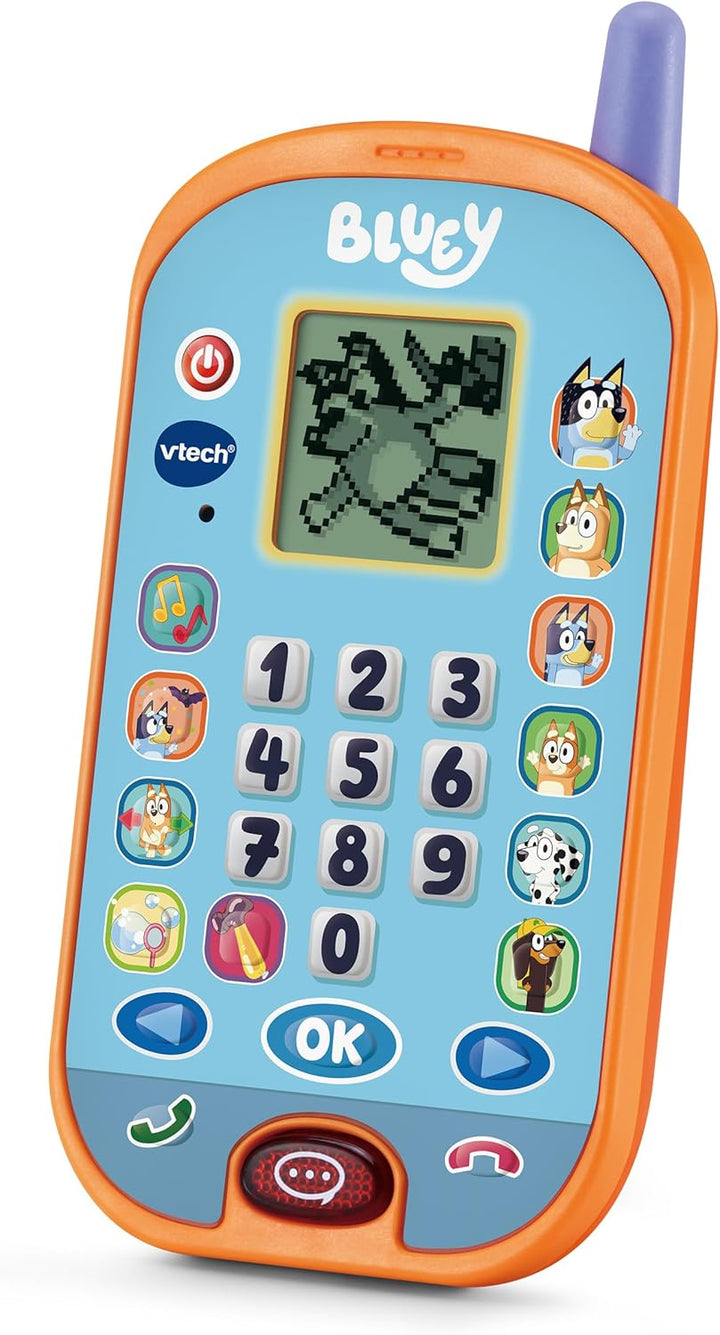 VTech Bluey Lernhandy – Mit den Originalstimmen von Bluey und Bingo und spannenden Lernspielen – Für