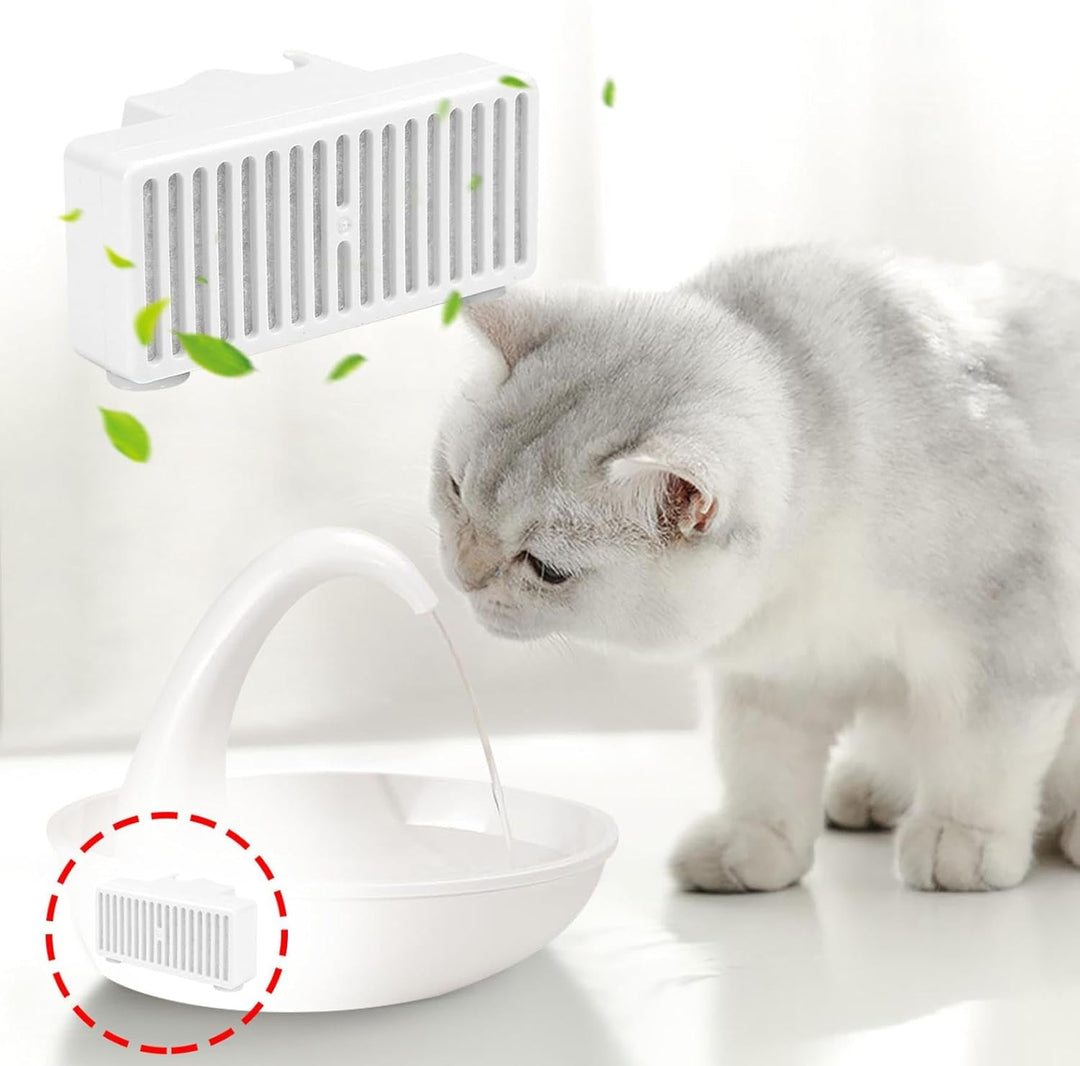 Ersatzfilter für Haustierbrunnen, Hochwertige Filter für Katzen und Hunde, Einfache Installation, Id