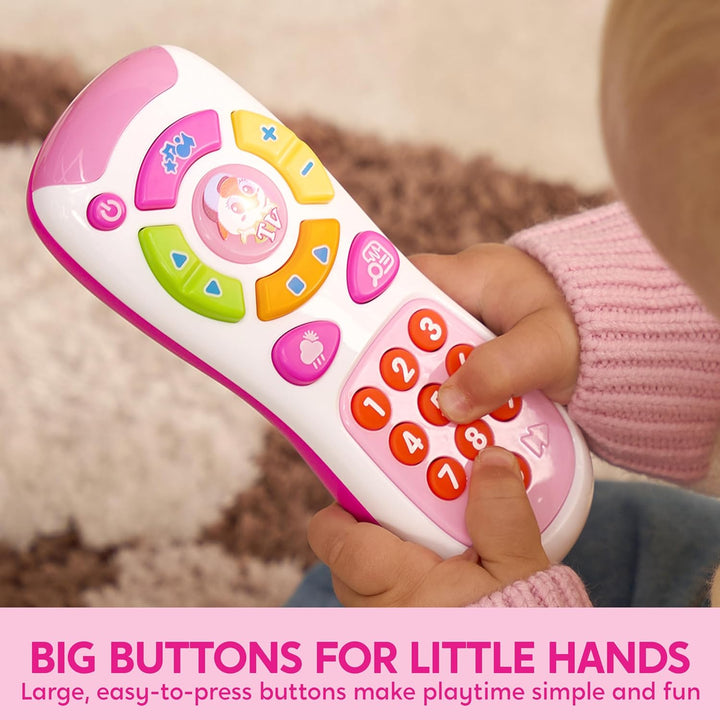 JOYIN Rosa Telefon Baby Spielzeug Handy Ab 1 Jahr, Musikalische Spielzeuge Für Babies, 2 pc Fernbedi