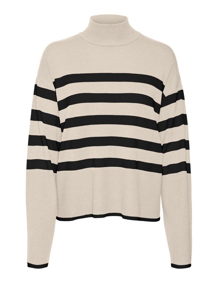 VERO MODA Damen Vmchappiness Ls Highnk Pullove Ga BO Cu Strickpullover (1er Pack) M Grosse Grössen B