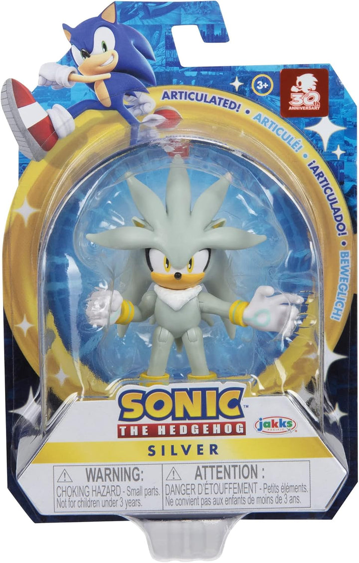 Jakks Sonic Mini-Figur, 5 cm, Silber