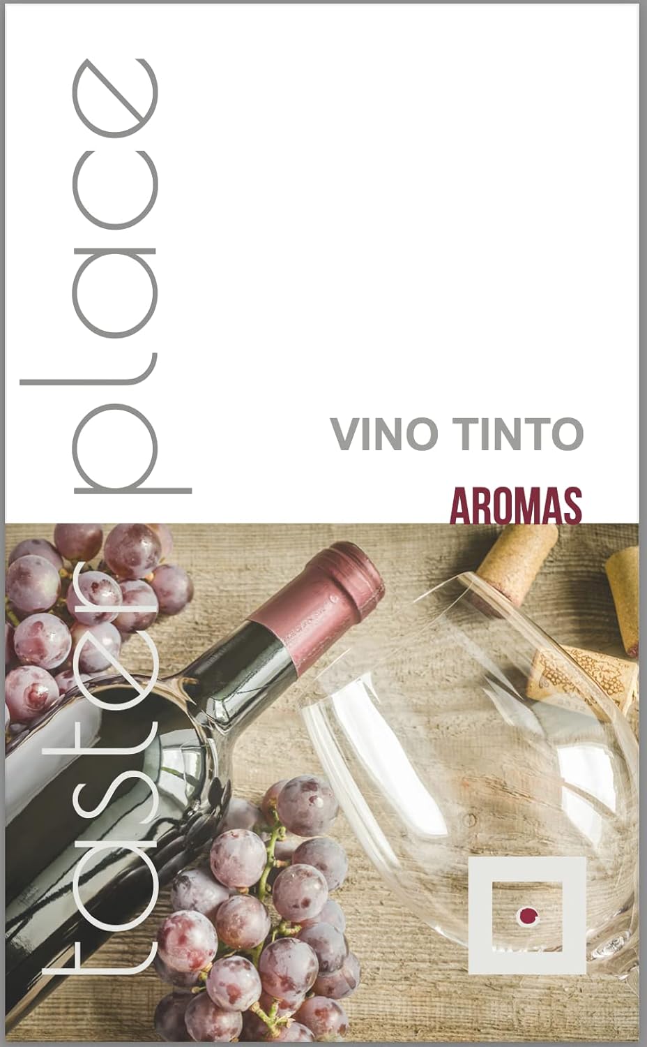 TASTERPLACE Aroma Set – Vino Tinto – Spanish Language – for Sommeliers – for Wine Lovers – Tasting T