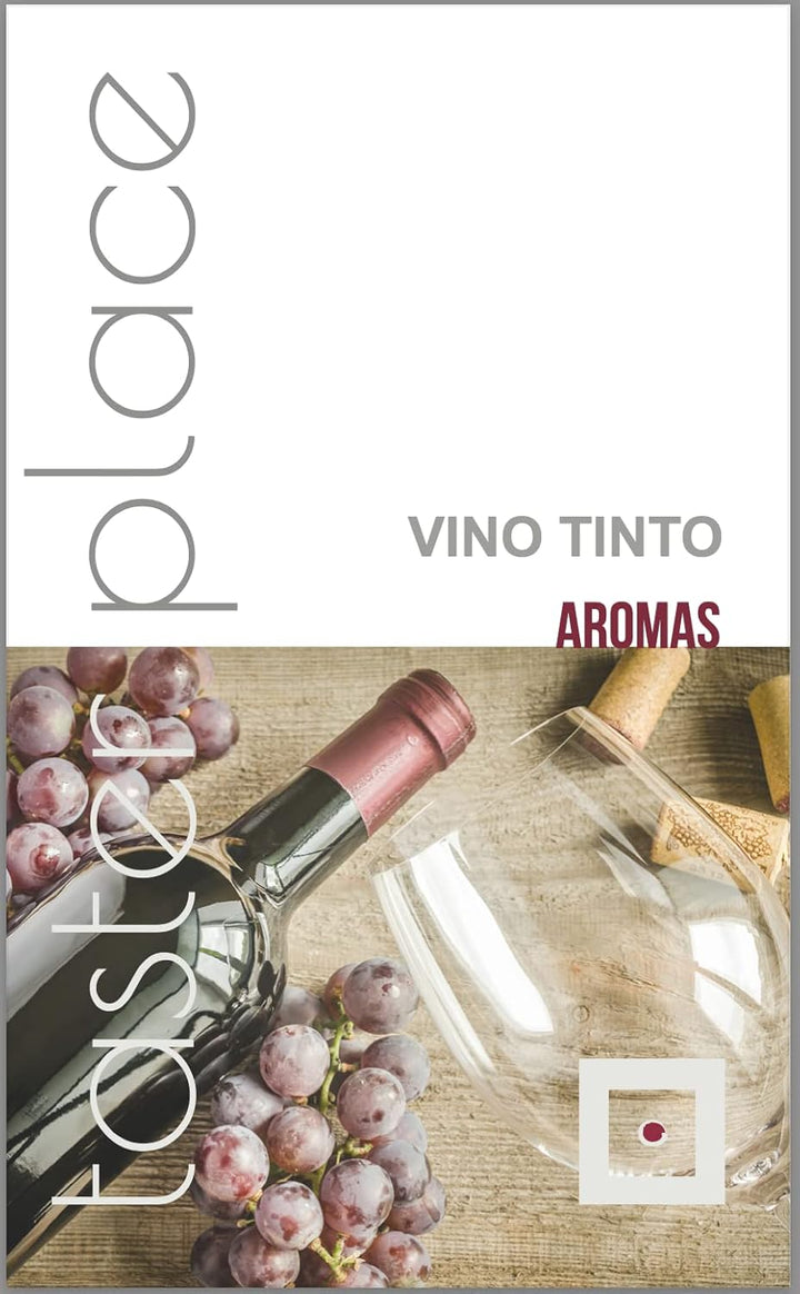 TASTERPLACE Aroma Set – Vino Tinto – Spanish Language – for Sommeliers – for Wine Lovers – Tasting T