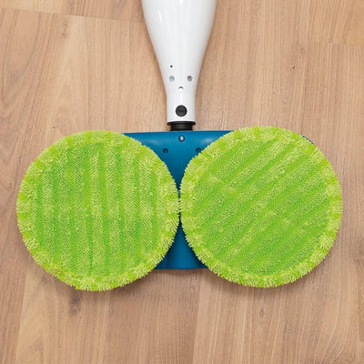 Livington Steam Twister Ersatz Pads - 2 Stück Mikrofaser-Pads für den Steam Twister Dampfreiniger -