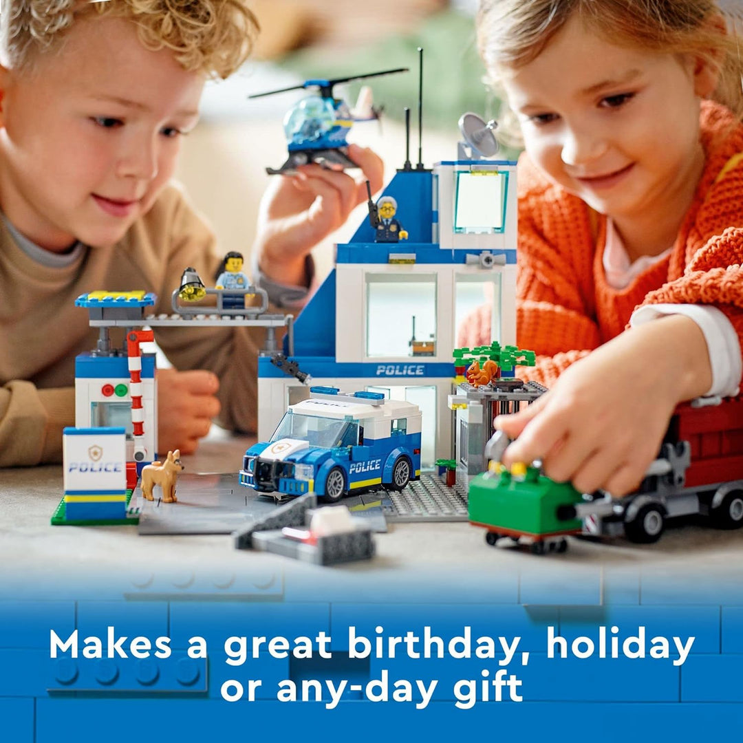 LEGO City Police Station 60316 Building Kit for Kids Aged 6 and up (668 Pieces)