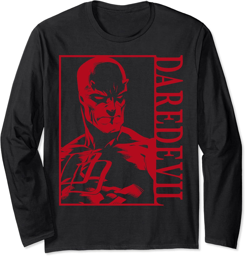 Marvel Daredevil Dark Tonal Poster Langarmshirt