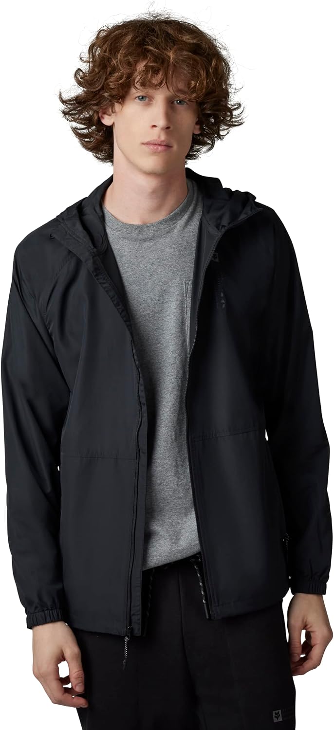 Fox Racing Herren Base Over Windbreaker Jacket Base Over Windbreaker Jacket XL Schwarz, XL Schwarz