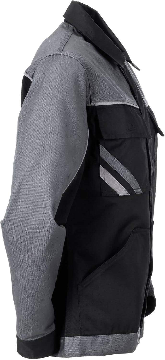 Planam Highline Damen Bundjacke schwarz schiefer zink Modell 2717 Grösse 52 Schwarz/Schiefer/Zink 52