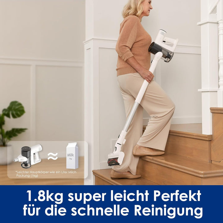 Tineco Pure One Air Kabelloser Staubsauger, super leicht, 1,8 kg, Multizyklon, Handstaubsauger mit M