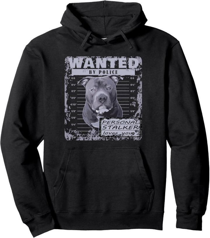 Bully XL ohne kupierte Ohren, Hunderasse American Bully Pullover Hoodie