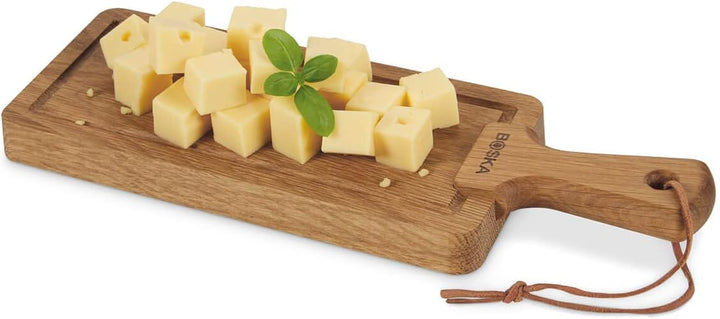 Boska Servierbrett Friends S/geschmackvolles Design / 22 cm/Holz/Braun / 300 x 100 x 20 mm Klein, Kl