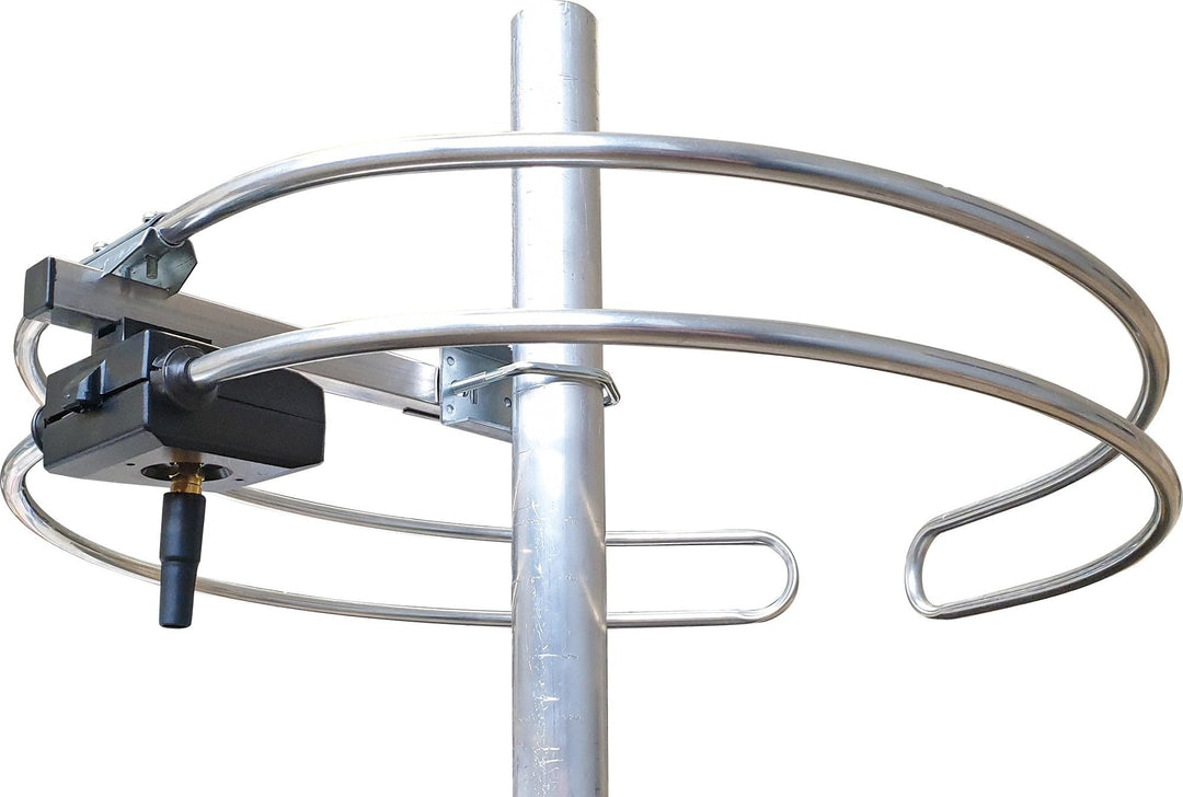Schwaiger ANTURA1041 Radio Antenne UKW FM Ringdipol Antenne Radioempfang analog Dachantenne 87,5-108