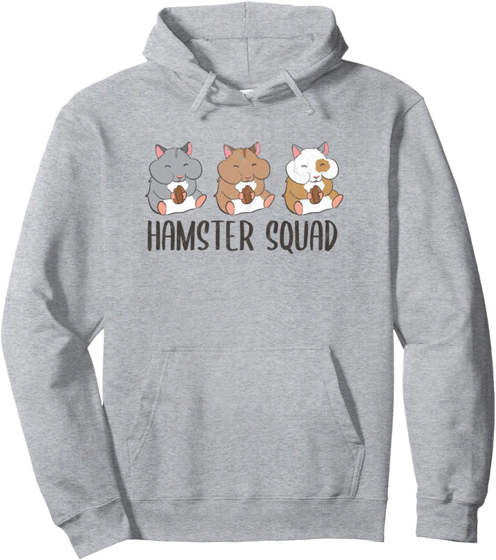 Hamster Squad Lustiger Hamster Ironie Team Pullover Hoodie