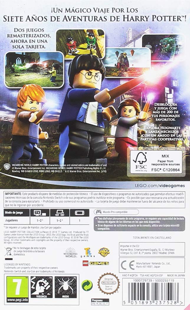 Warner Bros. Interactive Spanien Lego Harry Potter Collection – Nintendo Switch. Edition Standard