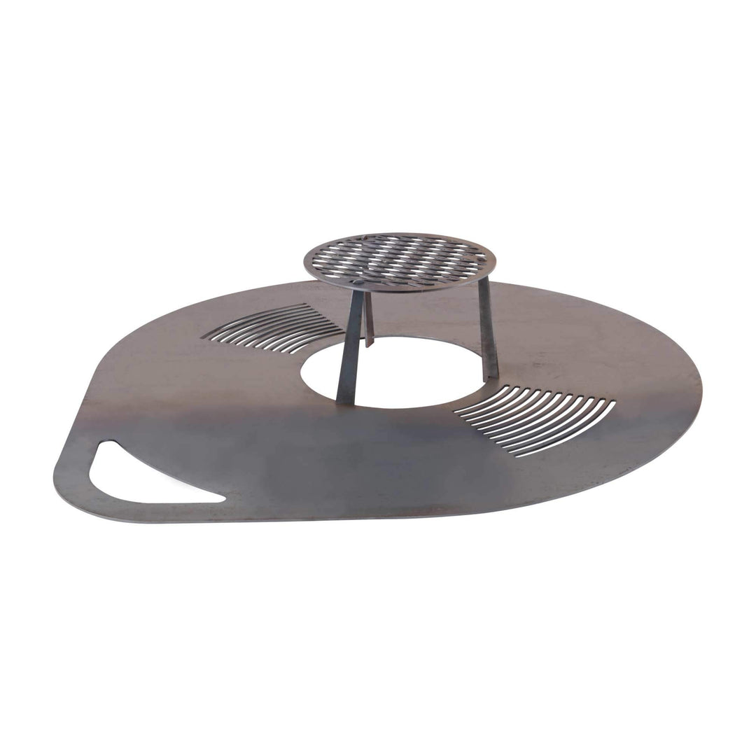 Grillplatte 80 cm Durchmesser 80 x 80 x 0.4 cm, 80 x 80 x 0.4 cm