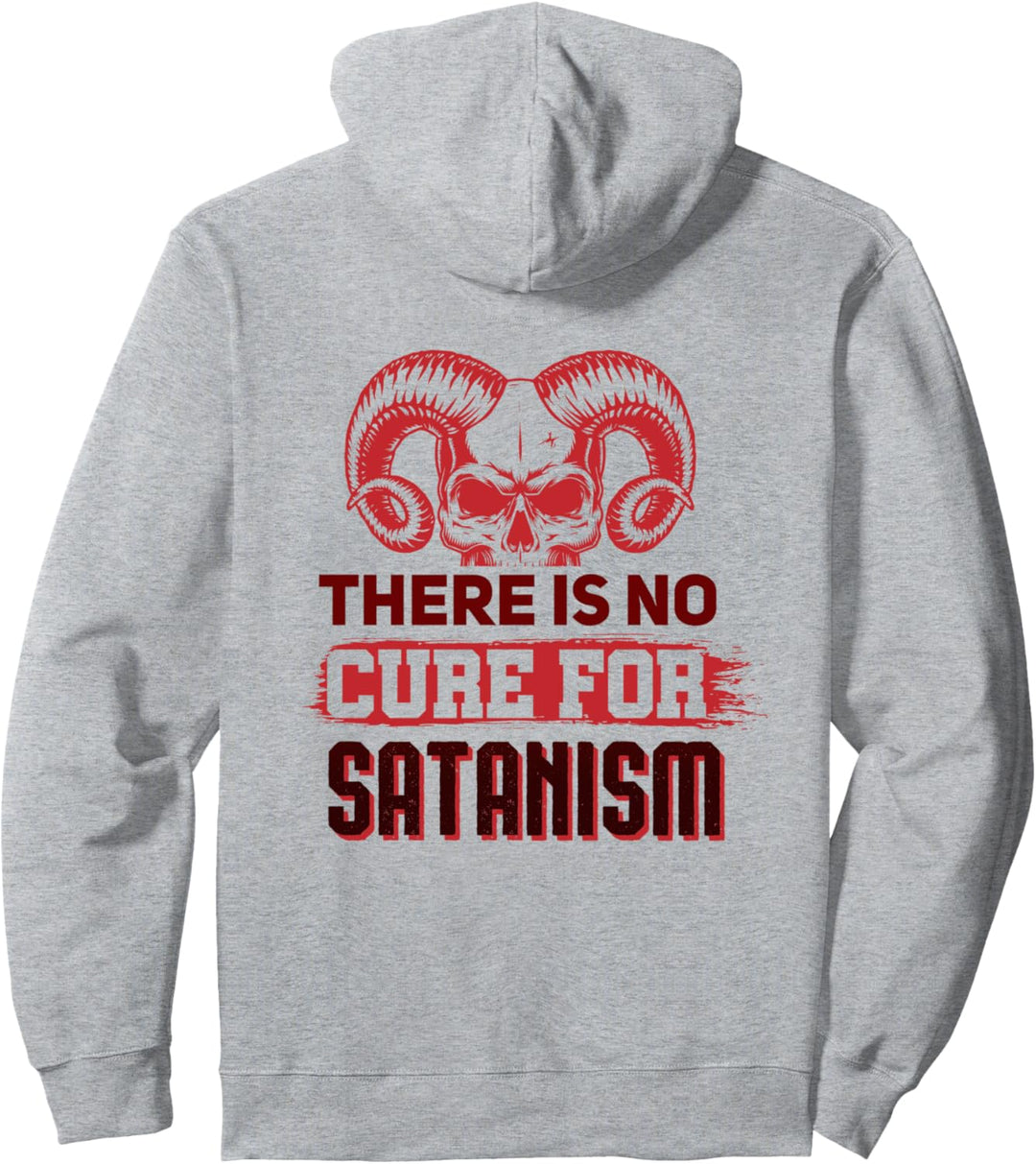 Satanismus Goth Hail Satan Cure wh Pullover Hoodie