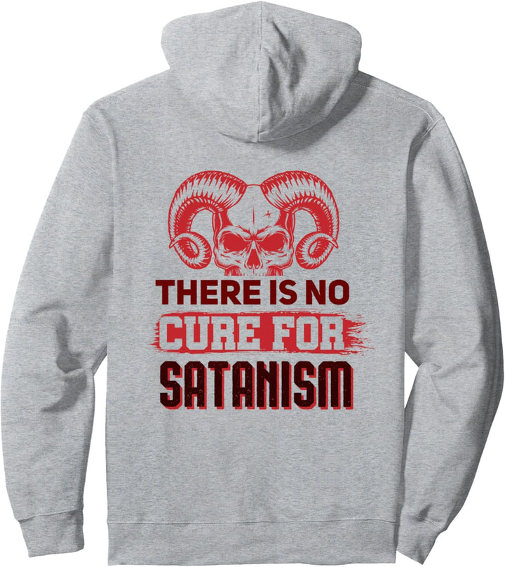 Satanismus Goth Hail Satan Cure wh Pullover Hoodie