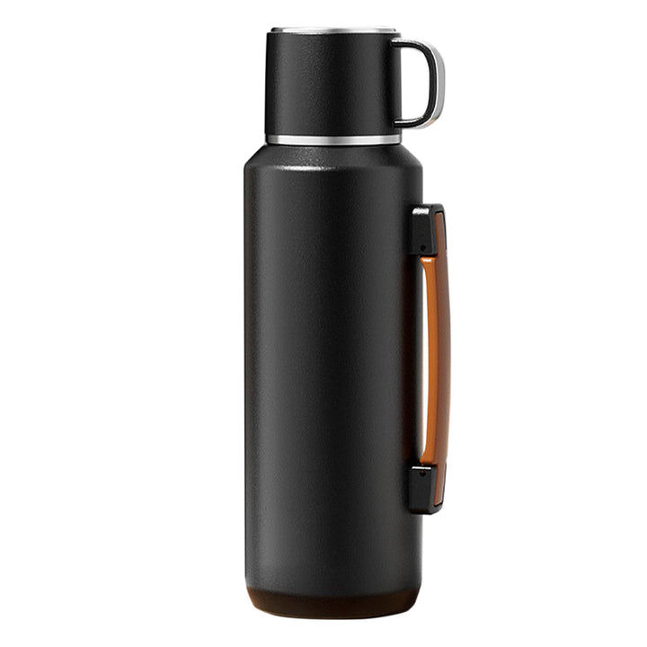 Simcat 1000ml Thermoskanne Thermosflasche 316 Edelstahl, Edelstahl Trinkflasche (hält 24 Stunden), T