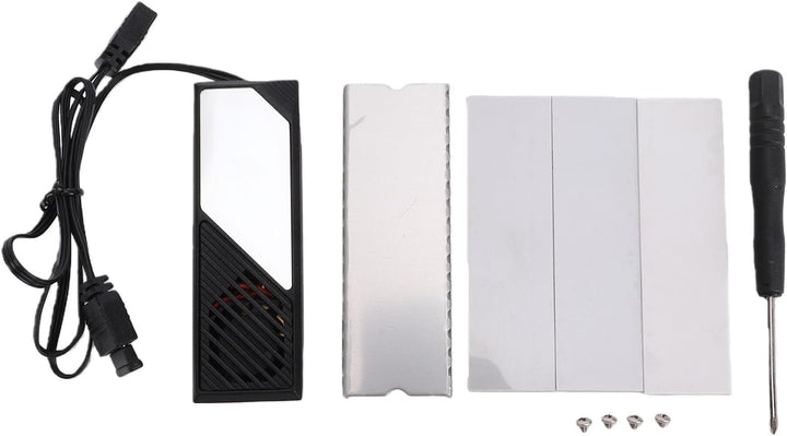 Heatsink-Kühler für M.2 2280 SSD/PC/PS5, RGB Sync Kühler Kühlkörper | Aluminium SSD NVMe Kühlkörper