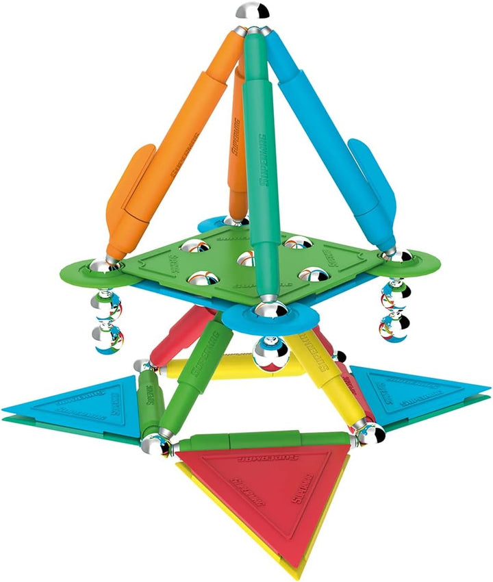 Happy People Supermag Colorstix Magnetisches Konstruktionsspielzeug Magnetische Bausteine Magnetspie