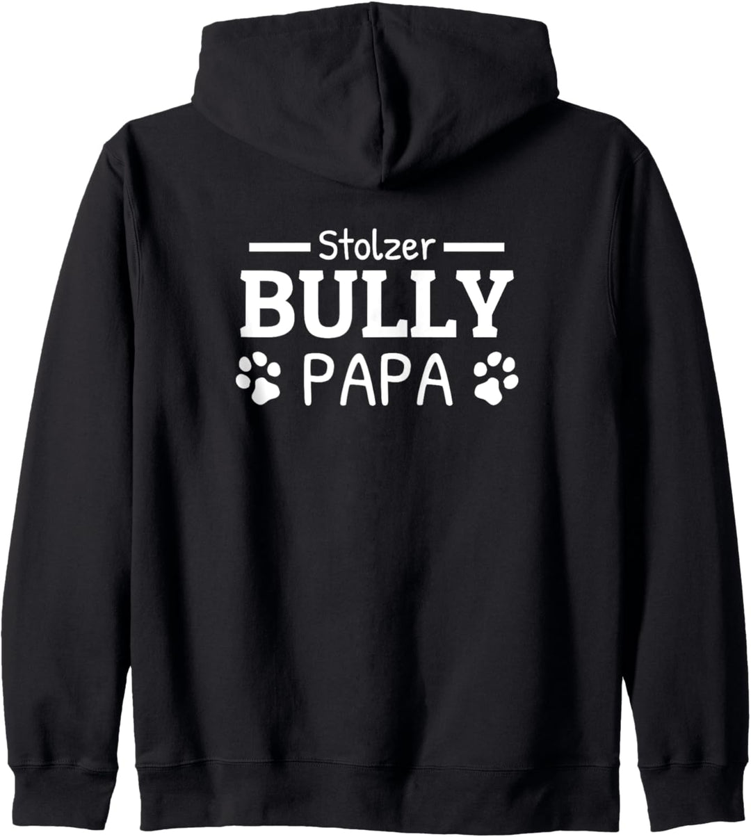 Stolzer Bully Papa Frenchie Bulldogge Hunde Papa Kapuzenjacke
