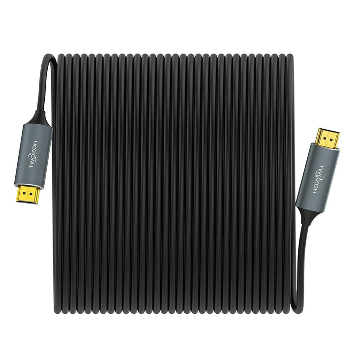 Twozoh HDMI Glasfaser Kabel 10M, HDMI Optisches Kabel 2.0 4K/60Hz (4:4:4 HDR10 HDCP2.2) 1440p 144Hz