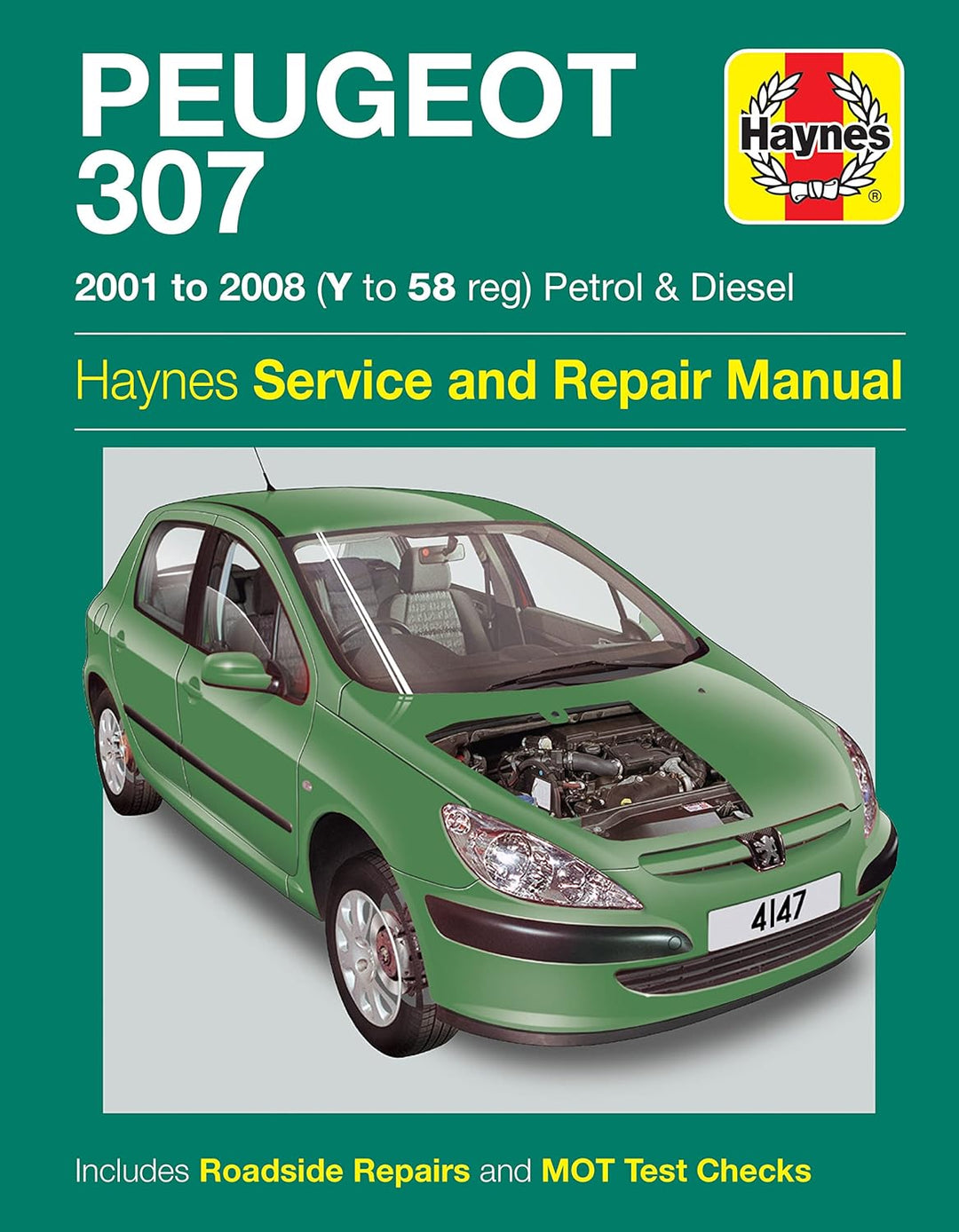 Peugeot 307 (01 - 08) (Y to 58 reg) Petrol & Diesel, Taschenbuch