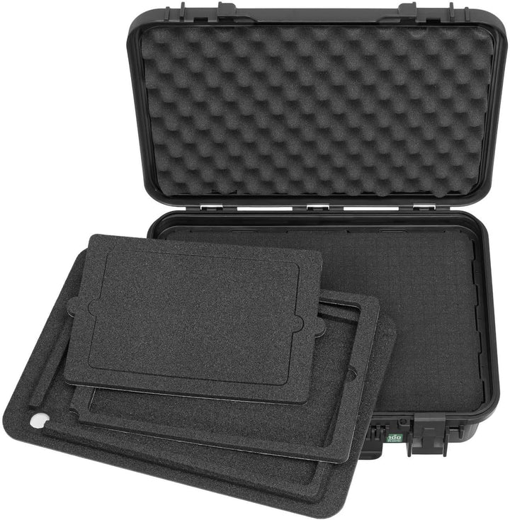 TOMcase Laptop Koffer 11-15 Zoll wasserdicht - ECO Schutzkoffer - Outdoor | Koffer für Notebook Tabl