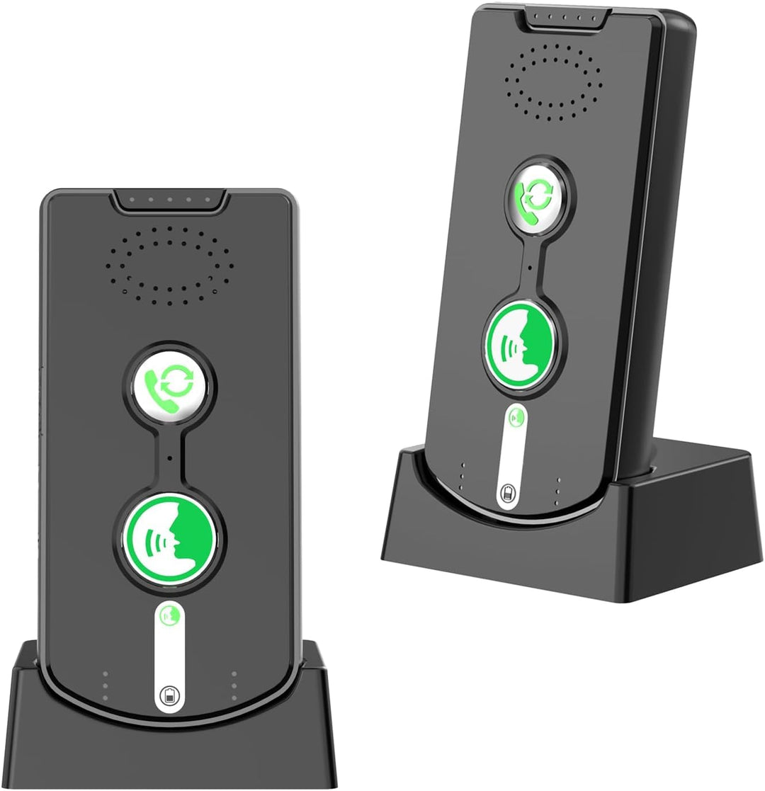 Gegensprechanlage, 2-Wege-Gegensprechanlage, kabelloses Intercom-System für Zuhause, 500M SOS Alarm