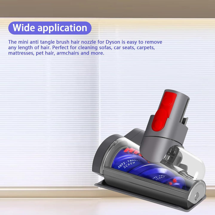 Mini Elektrobürste für Dyson V7 V8 V10 V11 V15 Staubsauger, Mit Anti-Verwicklungsfunktion Zubehör En