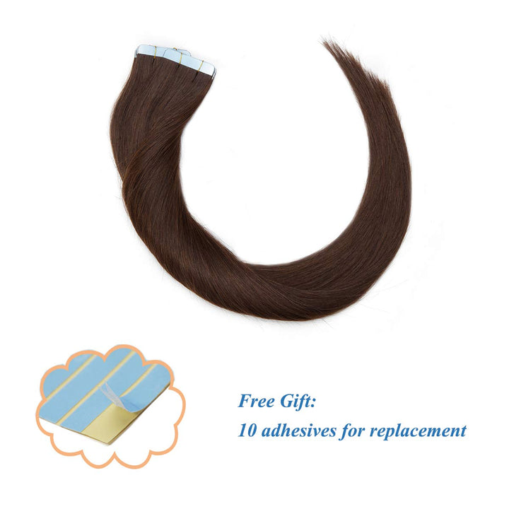 SEGO Tape Extensions Echthaar Klebeband 20 Stück Haarverlängerung 3G/pcs 100% Remy Human Haar Haarte