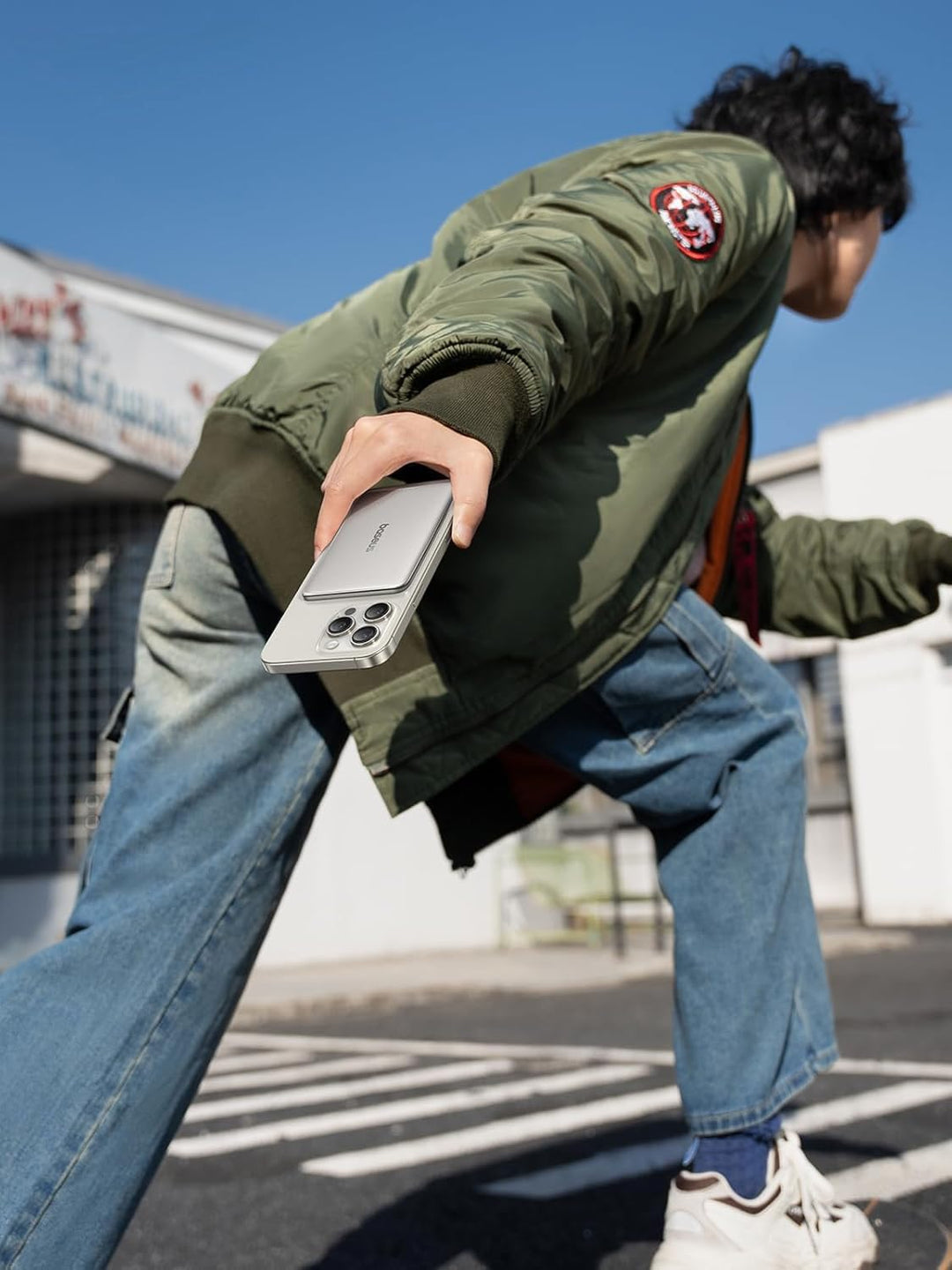 Baseus Picogo AM41 Power Bank, Ultra Slim 10000mAh Qi2 Magsafe Powerbank 15W Wireless, PD 27W Schnel