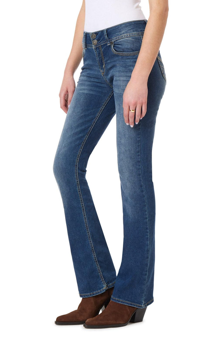 WallFlower Damen Instastretch Luscious Curvy Bootcut Jeans 1 Lang Magie, 1 Lang Magie