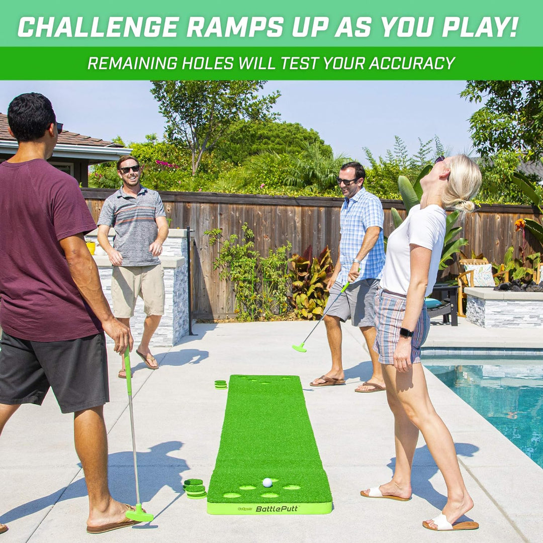 GoSports Unisex-Erwachsene GOLF-BATTLEPUTT-01 Battleputt Golf on-2 Pong Style Spiel mit 31 m Putting