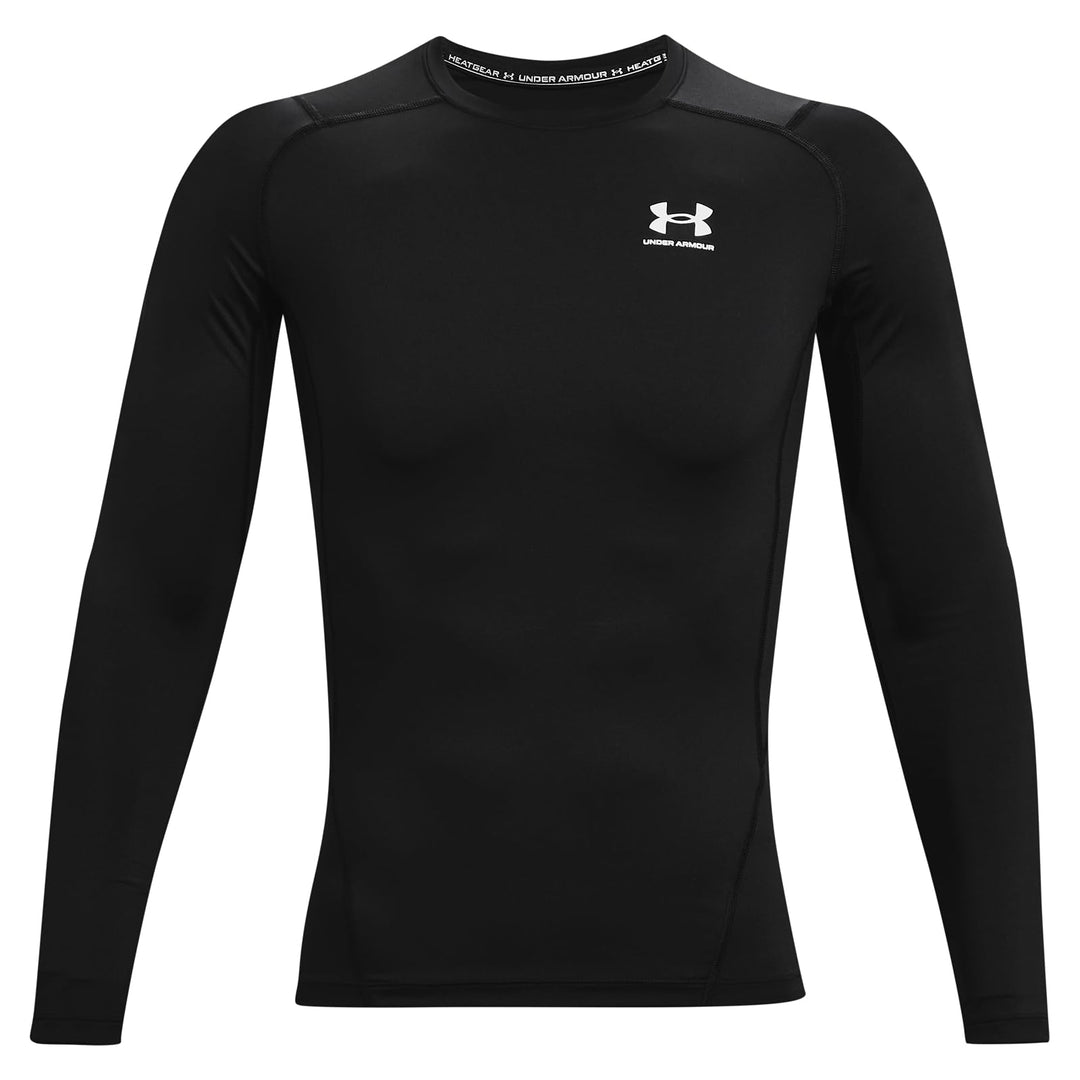 Under Armour Herren Armour HeatGear Compression Long-Sleeve T-Shirt Hemd, Blickdicht Schwarz XS, Sch
