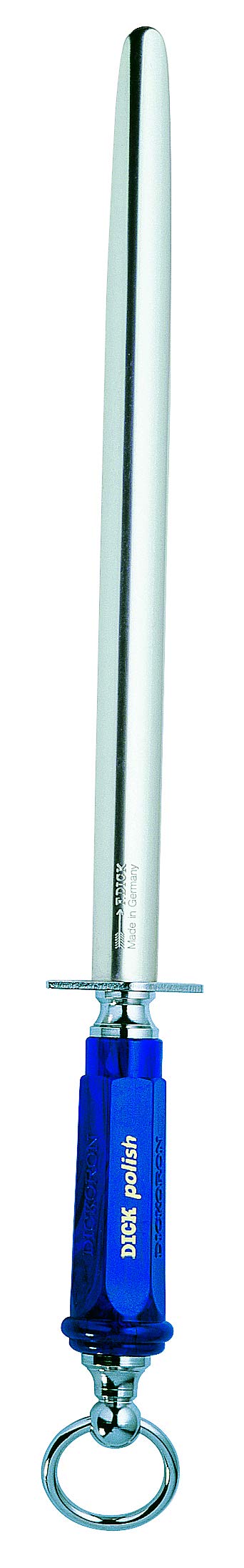 F. DICK Wetzstahl DICKORON Polish (30 cm Klingenlänge, Abzug hochglanzpoliert, 65°HRC Oberfläche, Ku
