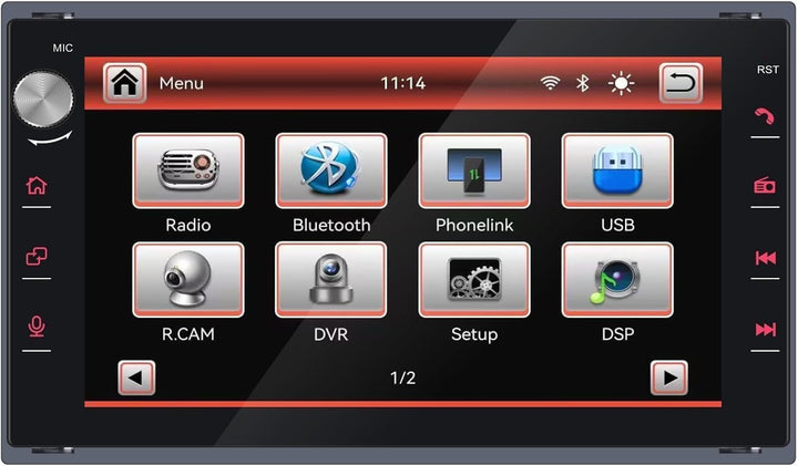 Autoradio kompatibel mit drahtlos Carplay/Android Auto für VW Polo Passat Golf Jetta MK3 MK4 Sharan