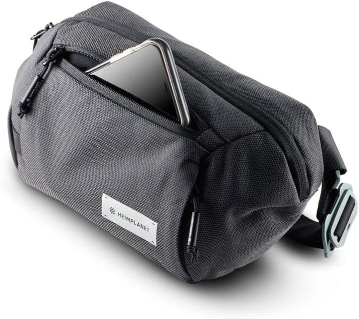 HEIMPLANET Original | Transit Line Sling Pocket XL | Wasserfeste Hüfttasche aus hochwertigem DYECOSH