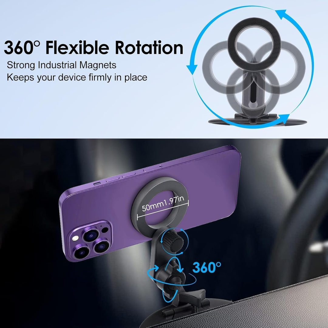 EEEKit Magnetischer Handyhalterung Auto CD Schlitz, 20 Starke Magnete Auto Handyhalter für MagSafe H